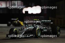 Nico Rosberg (GER) Mercedes AMG F1 W07 Hybrid. 18.09.2016. Formula 1 World Championship, Rd 15, Singapore Grand Prix, Marina Bay Street Circuit, Singapore, Race Day.