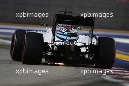 Felipe Massa (BRA) Williams FW38. 17.09.2016. Formula 1 World Championship, Rd 15, Singapore Grand Prix, Marina Bay Street Circuit, Singapore, Qualifying Day.