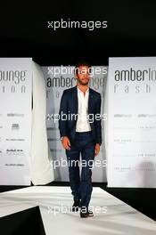 Jean-Eric Vergne (FRA) Ferrari Test and Development Driver at the Amber Lounge Fashion Show. 17.09.2016. Formula 1 World Championship, Rd 15, Singapore Grand Prix, Marina Bay Street Circuit, Singapore, Qualifying Day.