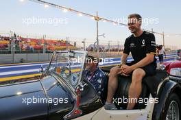 Kevin Magnussen (DEN) Renault Sport F1 Team on the drivers parade. 18.09.2016. Formula 1 World Championship, Rd 15, Singapore Grand Prix, Marina Bay Street Circuit, Singapore, Race Day.