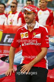 Sebastian Vettel (GER) Ferrari. 15.09.2016. Formula 1 World Championship, Rd 15, Singapore Grand Prix, Marina Bay Street Circuit, Singapore, Preparation Day.