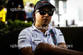 Felipe Massa (BRA) Williams. 15.09.2016. Formula 1 World Championship, Rd 15, Singapore Grand Prix, Marina Bay Street Circuit, Singapore, Preparation Day.