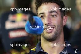 Daniel Ricciardo (AUS) Red Bull Racing. 15.09.2016. Formula 1 World Championship, Rd 15, Singapore Grand Prix, Marina Bay Street Circuit, Singapore, Preparation Day.