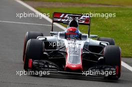 Santino Ferrucci (USA) Haas F1 Team Development Driver. 13.07.2016. Formula One In-Season Testing, Day Two, Silverstone, England. Wednesday.