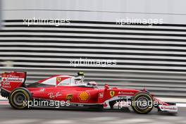 Kimi Raikkonen (FIN) Scuderia Ferrari  25.11.2016. Formula 1 World Championship, Rd 21, Abu Dhabi Grand Prix, Yas Marina Circuit, Abu Dhabi, Practice Day.