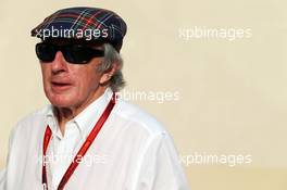 Jackie Stewart (GBR). 25.11.2016. Formula 1 World Championship, Rd 21, Abu Dhabi Grand Prix, Yas Marina Circuit, Abu Dhabi, Practice Day.
