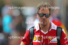 Sebastian Vettel (GER) Scuderia Ferrari  25.11.2016. Formula 1 World Championship, Rd 21, Abu Dhabi Grand Prix, Yas Marina Circuit, Abu Dhabi, Practice Day.