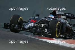 Fernando Alonso (ESP) McLaren F1  25.11.2016. Formula 1 World Championship, Rd 21, Abu Dhabi Grand Prix, Yas Marina Circuit, Abu Dhabi, Practice Day.