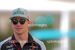 Nico Hulkenberg (GER) Sahara Force India F1   25.11.2016. Formula 1 World Championship, Rd 21, Abu Dhabi Grand Prix, Yas Marina Circuit, Abu Dhabi, Practice Day.