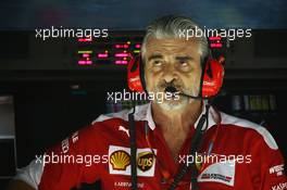 Maurizio Arrivabene (ITA) Ferrari Team Principal. 25.11.2016. Formula 1 World Championship, Rd 21, Abu Dhabi Grand Prix, Yas Marina Circuit, Abu Dhabi, Practice Day.
