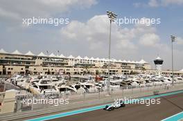 Valtteri Bottas (FIN) Williams FW38. 25.11.2016. Formula 1 World Championship, Rd 21, Abu Dhabi Grand Prix, Yas Marina Circuit, Abu Dhabi, Practice Day.