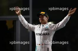 2nd place Nico Rosberg (GER) Mercedes AMG Petronas F1 27.11.2016. Formula 1 World Championship, Rd 21, Abu Dhabi Grand Prix, Yas Marina Circuit, Abu Dhabi, Race Day.