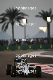 Felipe Massa (BRA) Williams FW38. 27.11.2016. Formula 1 World Championship, Rd 21, Abu Dhabi Grand Prix, Yas Marina Circuit, Abu Dhabi, Race Day.
