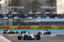 Valtteri Bottas (FIN) Williams FW38. 27.11.2016. Formula 1 World Championship, Rd 21, Abu Dhabi Grand Prix, Yas Marina Circuit, Abu Dhabi, Race Day.