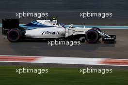 Valtteri Bottas (FIN) Williams F1 Team  26.11.2016. Formula 1 World Championship, Rd 21, Abu Dhabi Grand Prix, Yas Marina Circuit, Abu Dhabi, Qualifying Day.