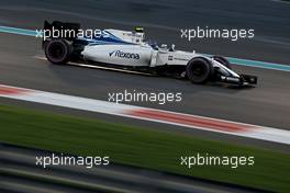 Valtteri Bottas (FIN) Williams F1 Team  26.11.2016. Formula 1 World Championship, Rd 21, Abu Dhabi Grand Prix, Yas Marina Circuit, Abu Dhabi, Qualifying Day.