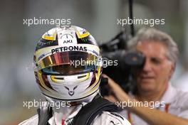 Lewis Hamilton (GBR) Mercedes AMG F1   26.11.2016. Formula 1 World Championship, Rd 21, Abu Dhabi Grand Prix, Yas Marina Circuit, Abu Dhabi, Qualifying Day.