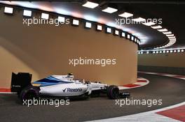 Valtteri Bottas (FIN) Williams FW38. 26.11.2016. Formula 1 World Championship, Rd 21, Abu Dhabi Grand Prix, Yas Marina Circuit, Abu Dhabi, Qualifying Day.