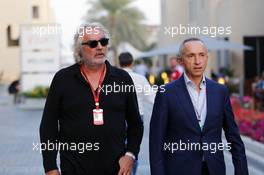 Flavio Briatore (ITA). 26.11.2016. Formula 1 World Championship, Rd 21, Abu Dhabi Grand Prix, Yas Marina Circuit, Abu Dhabi, Qualifying Day.