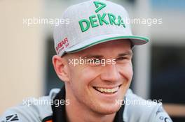 Nico Hulkenberg (GER) Sahara Force India F1. 24.11.2016. Formula 1 World Championship, Rd 21, Abu Dhabi Grand Prix, Yas Marina Circuit, Abu Dhabi, Preparation Day.