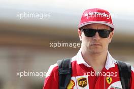 Kimi Raikkonen (FIN) Ferrari. 24.11.2016. Formula 1 World Championship, Rd 21, Abu Dhabi Grand Prix, Yas Marina Circuit, Abu Dhabi, Preparation Day.