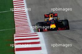Daniel Ricciardo (AUS) Red Bull Racing RB12. 21.10.2016. Formula 1 World Championship, Rd 18, United States Grand Prix, Austin, Texas, USA, Practice Day.