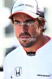 Fernando Alonso (ESP) McLaren. 21.10.2016. Formula 1 World Championship, Rd 18, United States Grand Prix, Austin, Texas, USA, Practice Day.