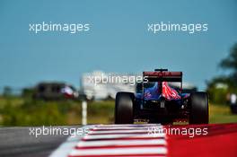 Carlos Sainz Jr (ESP) Scuderia Toro Rosso STR11. 21.10.2016. Formula 1 World Championship, Rd 18, United States Grand Prix, Austin, Texas, USA, Practice Day.