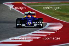 Felipe Nasr (BRA) Sauber C35. 21.10.2016. Formula 1 World Championship, Rd 18, United States Grand Prix, Austin, Texas, USA, Practice Day.