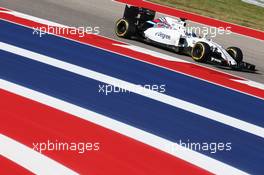 Felipe Massa (BRA) Williams FW38. 21.10.2016. Formula 1 World Championship, Rd 18, United States Grand Prix, Austin, Texas, USA, Practice Day.