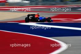 Pascal Wehrlein (GER) Manor Racing MRT05. 21.10.2016. Formula 1 World Championship, Rd 18, United States Grand Prix, Austin, Texas, USA, Practice Day.