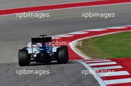 Valtteri Bottas (FIN) Williams FW38. 21.10.2016. Formula 1 World Championship, Rd 18, United States Grand Prix, Austin, Texas, USA, Practice Day.