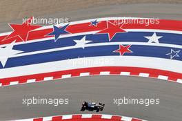 Esteban Gutierrez (MEX) Haas F1 Team VF-16. 21.10.2016. Formula 1 World Championship, Rd 18, United States Grand Prix, Austin, Texas, USA, Practice Day.