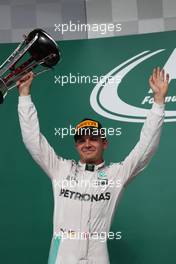 2nd place Nico Rosberg (GER) Mercedes AMG Petronas F1 W07. 23.10.2016. Formula 1 World Championship, Rd 18, United States Grand Prix, Austin, Texas, USA, Race Day.