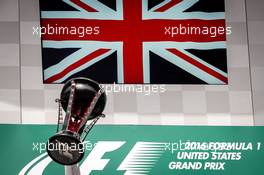 Lewis Hamilton (GBR) Mercedes Petronas AMG F1. 23.10.2016. Formula 1 World Championship, Rd 18, United States Grand Prix, Austin, Texas, USA, Race Day.