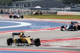 Jolyon Palmer (GBR) Renault Sport F1 Team RS16. 23.10.2016. Formula 1 World Championship, Rd 18, United States Grand Prix, Austin, Texas, USA, Race Day.