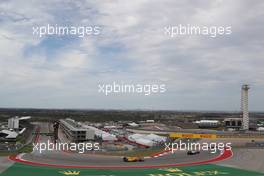 Jolyon Palmer (GBR) Renault Sport F1 Team RE16. 23.10.2016. Formula 1 World Championship, Rd 18, United States Grand Prix, Austin, Texas, USA, Race Day.