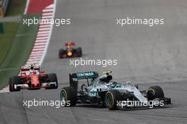Nico Rosberg (GER) Mercedes AMG Petronas F1 W07. 23.10.2016. Formula 1 World Championship, Rd 18, United States Grand Prix, Austin, Texas, USA, Race Day.