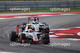 Esteban Gutierrez (MEX) Haas F1 Team VF-16. 23.10.2016. Formula 1 World Championship, Rd 18, United States Grand Prix, Austin, Texas, USA, Race Day.