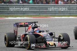 Daniil Kvyat (RUS) Scuderia Toro Rosso STR11. 23.10.2016. Formula 1 World Championship, Rd 18, United States Grand Prix, Austin, Texas, USA, Race Day.