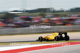 Kevin Magnussen (DEN) Renault Sport F1 Team RS16. 23.10.2016. Formula 1 World Championship, Rd 18, United States Grand Prix, Austin, Texas, USA, Race Day.