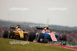 Esteban Ocon (FRA) Manor Racing MRT05. 23.10.2016. Formula 1 World Championship, Rd 18, United States Grand Prix, Austin, Texas, USA, Race Day.