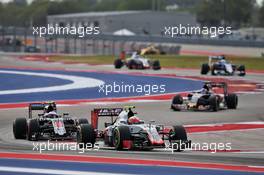 Esteban Gutierrez (MEX) Haas F1 Team VF-16. 23.10.2016. Formula 1 World Championship, Rd 18, United States Grand Prix, Austin, Texas, USA, Race Day.