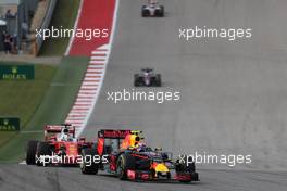 Max Verstappen (NLD) Red Bull Racing RB12. 23.10.2016. Formula 1 World Championship, Rd 18, United States Grand Prix, Austin, Texas, USA, Race Day.