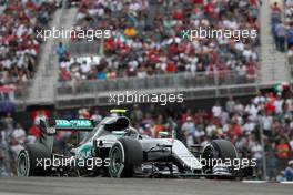 Nico Rosberg (GER) Mercedes AMG Petronas F1 W07. 23.10.2016. Formula 1 World Championship, Rd 18, United States Grand Prix, Austin, Texas, USA, Race Day.