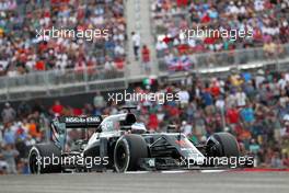 Fernando Alonso (ESP) McLaren Honda F1 Team MP4-31. 23.10.2016. Formula 1 World Championship, Rd 18, United States Grand Prix, Austin, Texas, USA, Race Day.