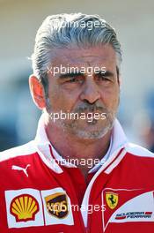 Maurizio Arrivabene (ITA) Ferrari Team Principal. 22.10.2016. Formula 1 World Championship, Rd 18, United States Grand Prix, Austin, Texas, USA, Qualifying Day.
