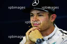 Nico Rosberg (GER) Mercedes AMG F1 in the FIA Press Conference. 22.10.2016. Formula 1 World Championship, Rd 18, United States Grand Prix, Austin, Texas, USA, Qualifying Day.