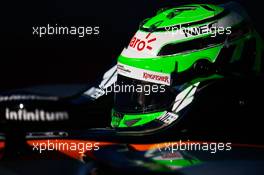 Nico Hulkenberg (GER) Sahara Force India F1 VJM09. 22.10.2016. Formula 1 World Championship, Rd 18, United States Grand Prix, Austin, Texas, USA, Qualifying Day.