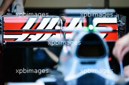 Haas VF-16 rear wing. 22.10.2016. Formula 1 World Championship, Rd 18, United States Grand Prix, Austin, Texas, USA, Qualifying Day.